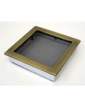 Вентиляционная решетка 22х22 гальваника под золото