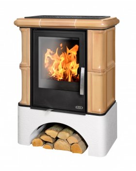 Печь-камин ABX BAVARIA KI, с допуском воздуха, керамическая-foto2