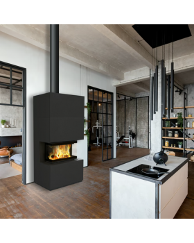 Каминокомплект Home Easy Box Indian Black с топкой NBC-foto2