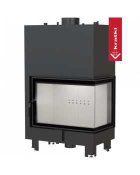 Топка с водяным контуром MBA/PW/17/P/BS/W, Г-образное стекло справа, змеевик-foto2