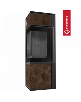 Дровяная стальная печь TORA/S, OXIDE MORO-foto5