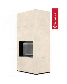 Каминокомплект FLOKI в облицовке OXIDE BIANCO-foto5