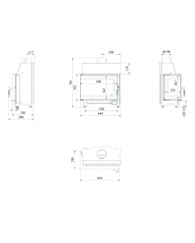 Топка Kratki SIMPLE/S/L/BS угловое стекло слева-foto10