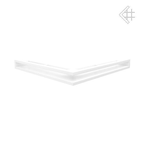 Вентиляционная решетка Люфт угловая стандарт белая 60