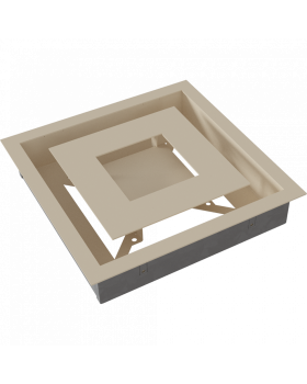 Решетка WIND Бежевая 22х22-foto7