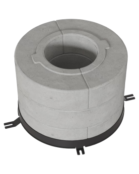 Комплект бетонных теплоаккумулирующих дисков Kratki d-150мм (6 шт., 3 слоя, V3)