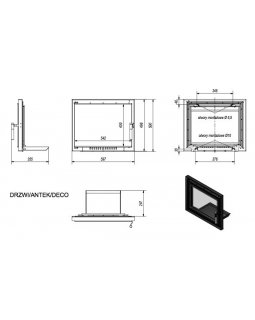 Дверца DECO в сборе (Antek)-foto2