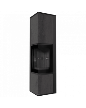 Дровяная печь TORA/L NATURALI PIETRA DI SAVOIA ANTRANCITE BOCCIARDATA-foto3