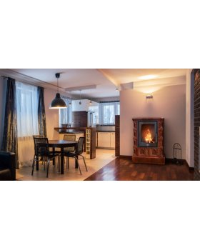 Печь-камин ABX BRITANIA NI, кафельный цоколь - вставка York NI-foto5