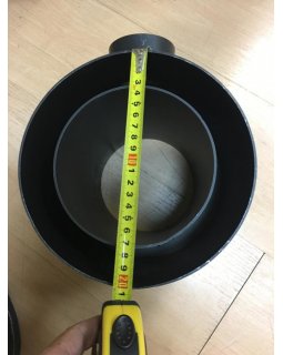 Адаптер дымохода газовой топки Kratki LEO/200-foto5