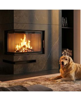 Топка Kratki PRO LUCY/12/L/NEW угловое стекло слева-foto9