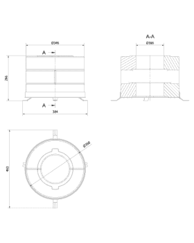 Комплект бетонных теплоаккумулирующих дисков Kratki d-150мм (6 шт., 3 слоя, V3)-foto4