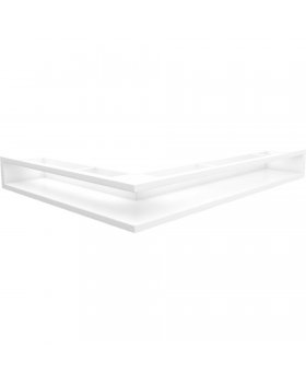 Вентиляционная решетка Люфт угловая правая белая 90-foto4