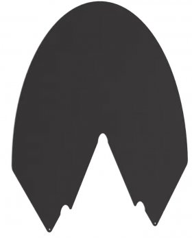 Притопочный лист Kratki TORA полукруг-foto2