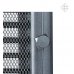 Вентиляционная решетка 17х17 Оскар графитовая с жалюзи