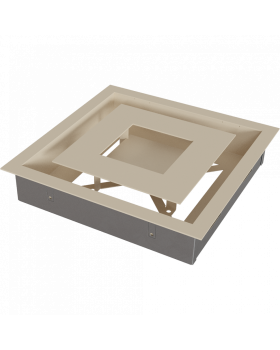 Решетка WIND Бежевая 22х22-foto5