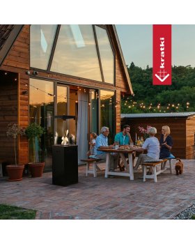 Нагреватель газовый PATIO/LIGHT, сталь с ручным управлением, цвет черный-foto6