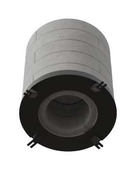 Комплект бетонных теплоаккумулирующих дисков d-150мм (10 шт., 5 слоев, V2)-foto3