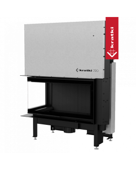 Топка NADIA/14/L/BS/G, Г-образное стекло слева, гильотина-foto5