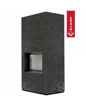 Каминокомплект FLOKI в облицовке OXIDE NERO-foto6