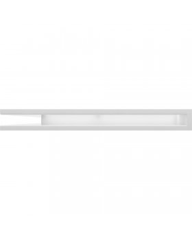 Вентиляционная решетка Люфт угловая левая белая 60-foto2