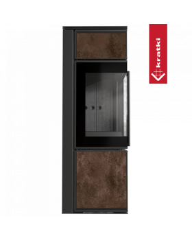 Дровяная стальная печь TORA/S, OXIDE MORO-foto7