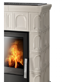 Печь-камин ABX BRITANIA KI керамическая, с теплообменником, с допуском воздуха (табак)-foto4