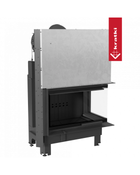 Топка MBO/P/BS/G/SG, Г-образное стекло справа