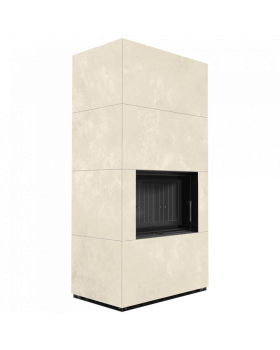 Каминокомплект FLOKI в облицовке OXIDE BIANCO-foto3