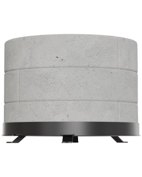 Комплект бетонных теплоаккумулирующих дисков d-150 мм (6 шт., 3 слоя, V1)-foto2