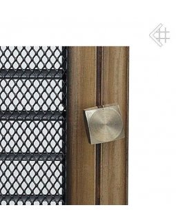 Вентиляционная решетка 17х17 Оскар латунь с жалюзи-foto3