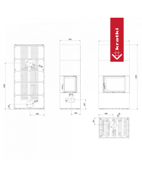 Каминокомплект FLOKI в облицовке OXIDE MORO, угловое стекло справа-foto6