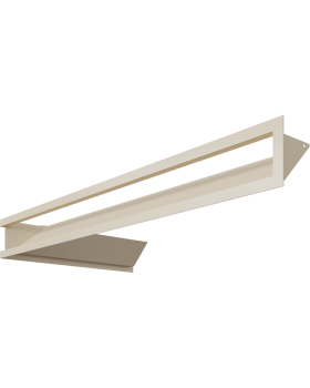 Люфт угловая 9/40/80 см правая бежевая (LUFT/NP/9/8040/45S/K)-foto8