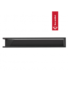 Решётка Kratki Luft 547х766х120 угловая правая черная 45S-foto3