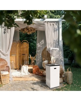 Нагреватель газовый PATIO/LIGHT, сталь с ручным управлением, цвет белый-foto3