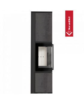 Дровяная печь TORA/L NATURALI PIETRA DI SAVOIA ANTRANCITE BOCCIARDATA-foto2