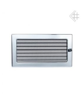 Вентиляционная решетка 17х30 никелированная с жалюзи