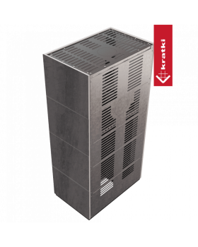 Каминокомплект FLOKI в облицовке NATURALI PIETRA DI SAVOIA ANTRANCITE BOCCIARDATA-foto7