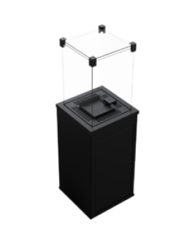 Газовая топка PATIO/MINI/M/G31/37MBAR/CZ/P - черное тиснение, с ручным управлением-foto3