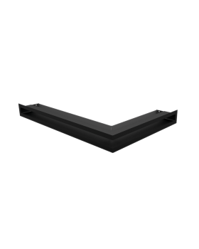 Вентиляционная решетка Люфт угловая/6*40 см левая черная-foto4