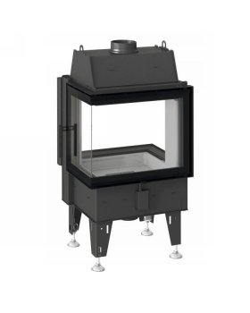 Дровяная топка BeF Twin 7 CP-CP/CL-CL с черной рамкой