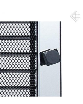 Вентиляционная решетка 22х22 никелированная с жалюзи-foto3