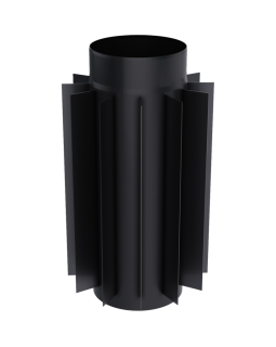 Труба-радиатор 0.5м, стальной д.150