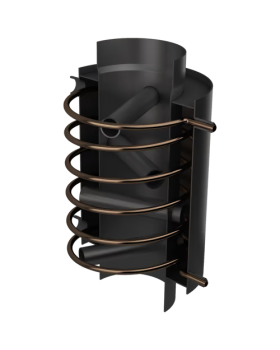 Теплообменник водный для дымохода, со змеевиком-foto3