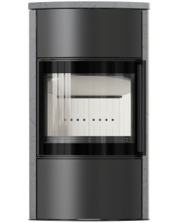 Печь Kratki PRO BJORN/W GREY SATIN c верхней плитой-foto2