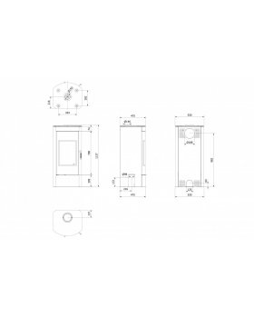 Печь-камин Kratki KOZA/TITAN/G/R-foto4