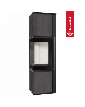 Дровяная стальная печь TORA/M NATURALI PIETRA DI SAVOIA ANTRANCITE BOCCIARDATA-foto6