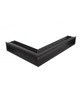 Решётка Kratki Luft 547х766х120 угловая правая черная 45S-foto2