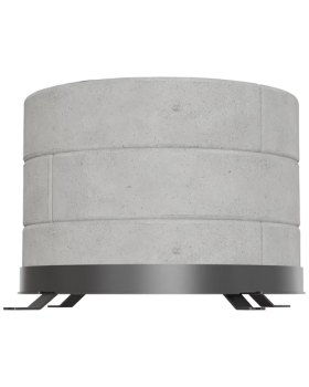 Комплект бетонных теплоаккумулирующих дисков Kratki d-150мм (6 шт., 3 слоя, V3)-foto3