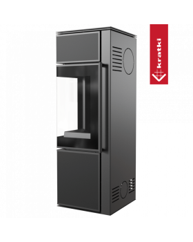 Дровяная печь TORA/S 8 кВт Nero Assoluto-foto6